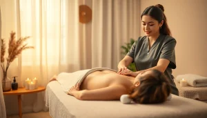전문 치료사와 함께하는 편안한 동탄출장마사지 세션, 고요함과 활력을 되찾는 모습